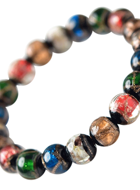 东海世家香灰琉璃手串