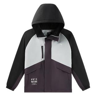 安踏儿童外套男女宝摇粒绒运动冬装上衣25新款保暖大童四防厚外套