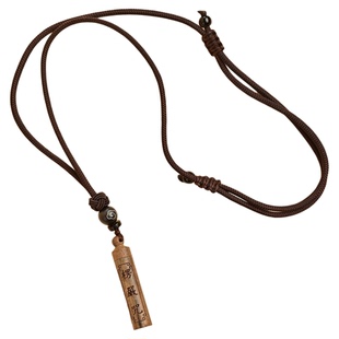 绿檀沉香木楞严咒吊坠挂件楞严咒全文饰品可开合手机包包挂绳男女