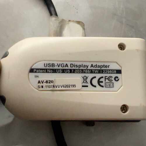 【议价-可维修】USB转VGA显卡转接器，AV-620型号 /均有货