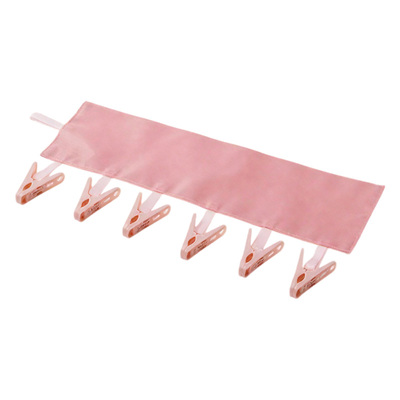 旅行便携式折叠衣架布艺晾晒夹子