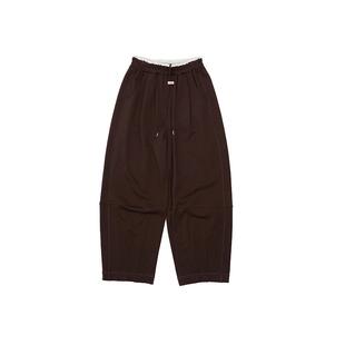 fafamoon设计师品牌冬季灯笼形橡筋腰卫裤阔腿裤宽松休闲长裤子女