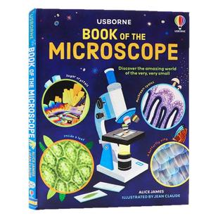 Usborne出品 显微镜之书 Book of the Microscope 英文原版进口图书 微生物科普启蒙 生物科学学习参考书籍 全彩图解