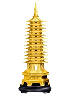 泰山黄铜文昌塔摆件中高考学生
