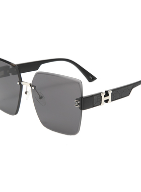 橙色框太阳眼镜2025新款大脸显瘦