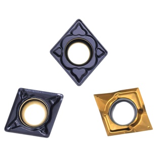 80度菱形镗孔数控车刀片内孔刀粒CCMT060208金属陶瓷CCGT06020204