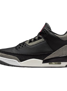 NIKE耐克男鞋Air Jordan 3 AJ3李维斯联名复古篮球鞋IR0914-400