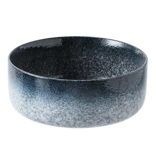 日式碗饭碗黑色陶瓷碗小号吃饭碗米饭碗家用汤碗泡面碗盘餐具套装