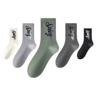 青少年袜子男款中筒夏纯棉防臭男童学生男款男士运动男生男袜2026