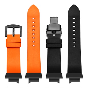 泰琴适用casio卡西欧5代蛙人3184改装表带GWF-1000氟橡胶手表带男