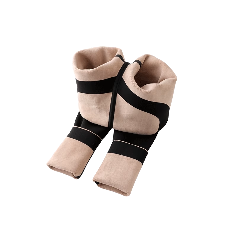 灰色山羊绒鲨鱼裤女外穿秋冬季高腰收腹提臀打底裤加厚健身瑜伽裤