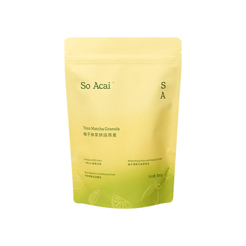 【新品】soacai柚子抹茶烘焙燕麦片酸奶碗