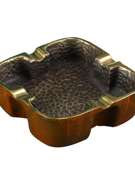 黄铜烟灰缸客厅茶几书房桌面礼品