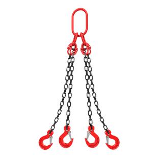 沪工可定制吊索具起重链条G80锰钢吊钩吊环挂钩组合铁链吊具大全