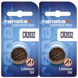 Renata瑞士CR2032/CR2025/CR2016纽扣电池3V锂电子CR1632/1620/1616原装CR1225/1220/1025CR2430/2450CR2477N