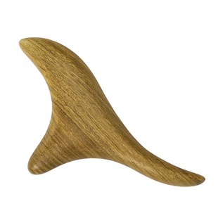 绿檀木三角雀按摩神器脚底部足底点穴位棒锥工具笔足疗刮痧板地筋