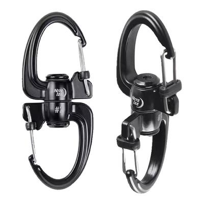 奈爱旋转8字扣钥匙扣多功能快挂