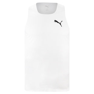 田径精英新款!彪马Puma专业男子跑步马拉松透气速干背心比赛服