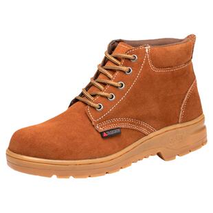 劳保鞋男士款电焊工专用牛皮防烫防砸防刺穿高帮工作轻便夏季透气