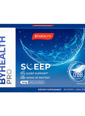 BYHEALTH闪睡片褪黑素睡眠片gaba退黑素闪释片助眠官方正品旗舰店