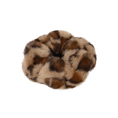 SHINE萱子时尚毛绒豹纹发圈