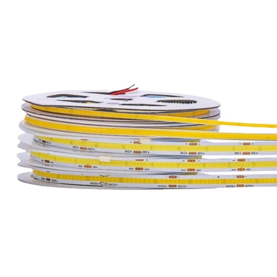 5mm宽3500K低压自粘COB灯带24V12v线形灯嵌入式3mm三色超亮线条灯