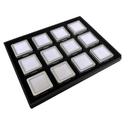 亚克力塑料裸石盒展示托盘珠宝