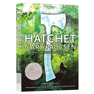 手斧男孩 Hatchet 英文原版小说 短斧 一个小男孩和一把手斧的荒野生存故事 纽伯瑞文学奖 原版进口英语书 盖瑞伯森 Gary Paulsen