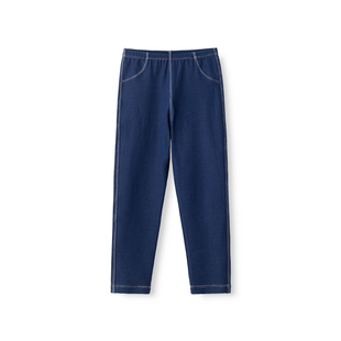 soyo舍予良仓童装轻薄女童打底裤春秋儿童裤子宝宝运动牛仔风长裤