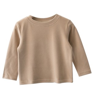 阳离子德绒，儿童打底衫小童宝宝加厚T恤冬季上衣男童女童体恤潮