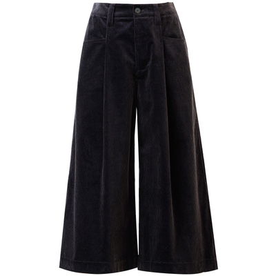 夏莫卡灯芯绒六分靴子裤送腰带