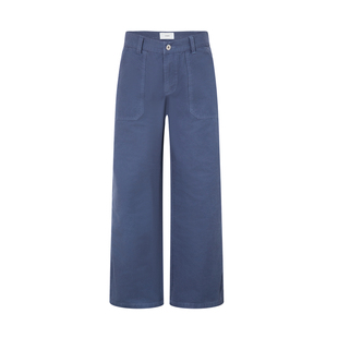 UTIMUS法工裤水洗工装裤复古做旧宽松直筒阔腿休闲裤全棉特殊纹理