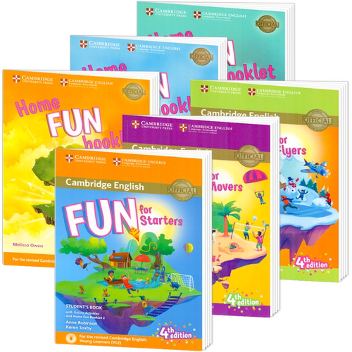 【自营】Fun for Starters 剑桥国际少儿英语 Fun For 剑桥少儿英语 funfor YLE官方考试教材 Fun for Movers Flyers 剑桥考级真题