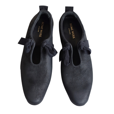 复古单鞋HOMEWORK系带设计师