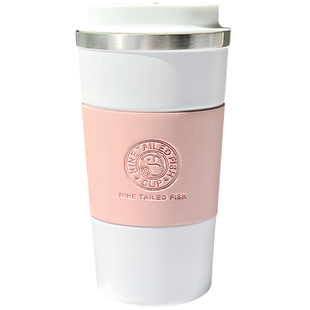 便携保温杯保冷女生简约高颜值随行咖啡杯男不锈钢水杯万圣夜礼物