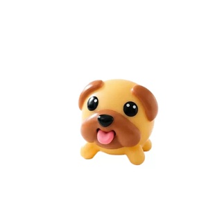 麻吉狗吐舌头可爱搪胶小狗免可爱造型发泄解压玩具创意玩具包配件