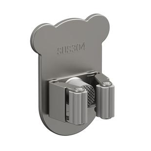 拖把壁挂夹挂钩卫生间免打孔强力粘胶浴室拖布夹神器扫把固定挂架