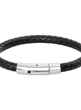 男皮绳简约手环手链手饰