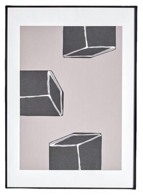 黑白极简奶茶色系装饰画宅寂风艺术原木日系挂画玄关摆台画