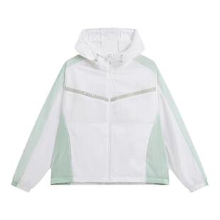 特步防晒服女2024年夏季新款超轻薄外套单风衣运动服976228140215