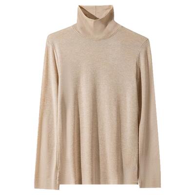 舒雅女士保暖内衣绵羊毛高领