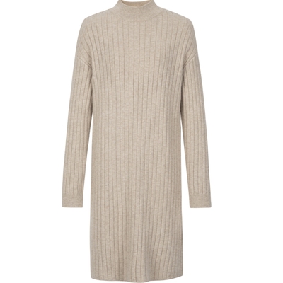 衣香丽影立领针织连衣裙女