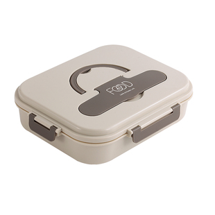 食堂打饭专用饭盒上班族带汤碗餐盒大号五格316不锈钢餐盘大容量