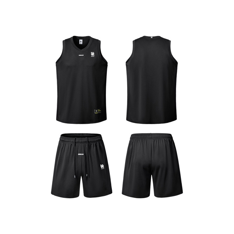 [免费设计]UH美式篮球服定制V领