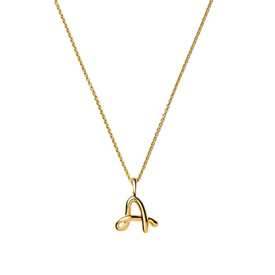 Missoma字母吊坠项链轻奢小众