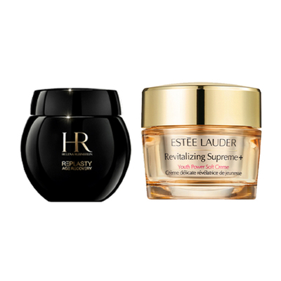 HR赫莲娜 黑绷带面霜50ml+智妍紧塑精华乳霜75ml组合 保湿滋润