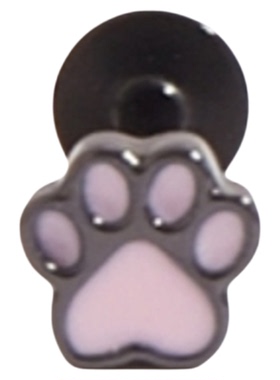 小猫爪钛钢耳钉耳骨钉耳蜗钉