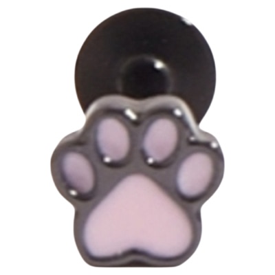 小猫爪钛钢耳钉耳骨钉耳蜗钉