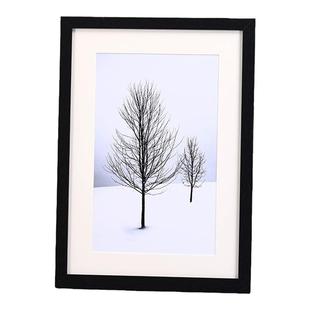 简约现代平面实木相框照片墙自由组合拼图相框定制照片打印加相框