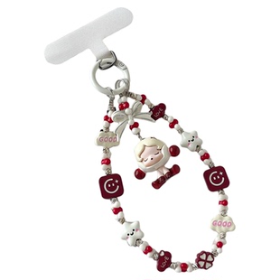 寻梦者sp手机链正版招财顺意萌粒挂链自制diy超好看串珠手链挂饰挂件包挂潮牌可爱钥匙扣少女链条高档挂绳壳